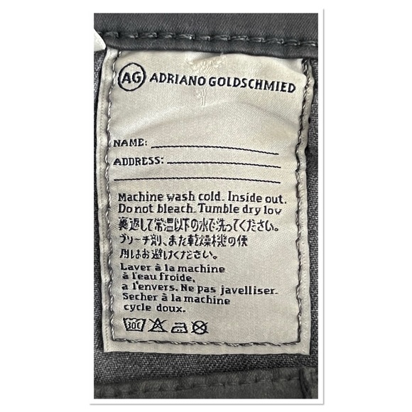 AG Adriano Goldschmied The Legging Ankle Super Skinny Ankle Sz 27R Leather Look - Picture 8 of 10